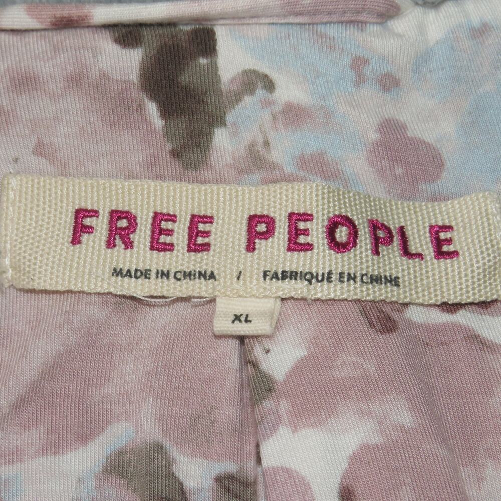 Free People Blue Tessa Teddy Sherpa Oversized Longline Coat - Picture 10 of 12